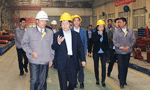 西安市委常委、常務副市長岳華峰蒞臨西瑪電機調研指導?！靼膊﹨R儀器儀表有限公司